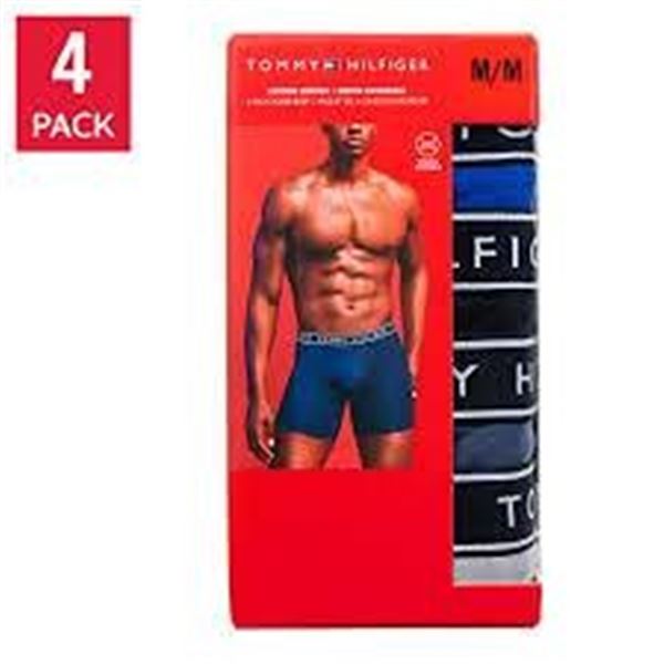 Tommy Hilfiger 4-Pack Boxer Briefs Size M Cotton