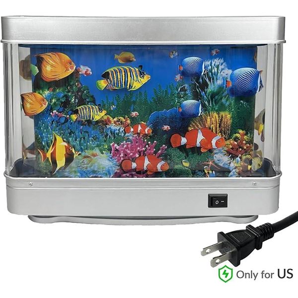 Seabed World Lamp Lighting Move Fake Fish Tank