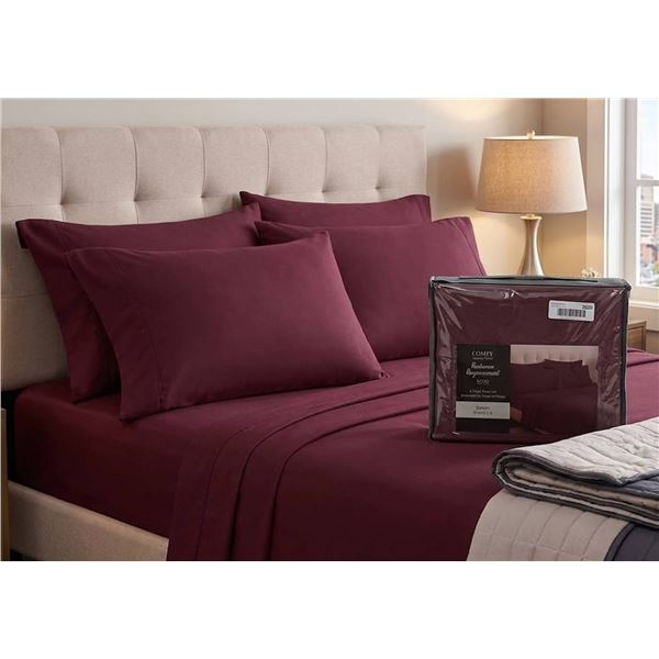 Comfy Bamboo World King 4-Piece Sheet Set