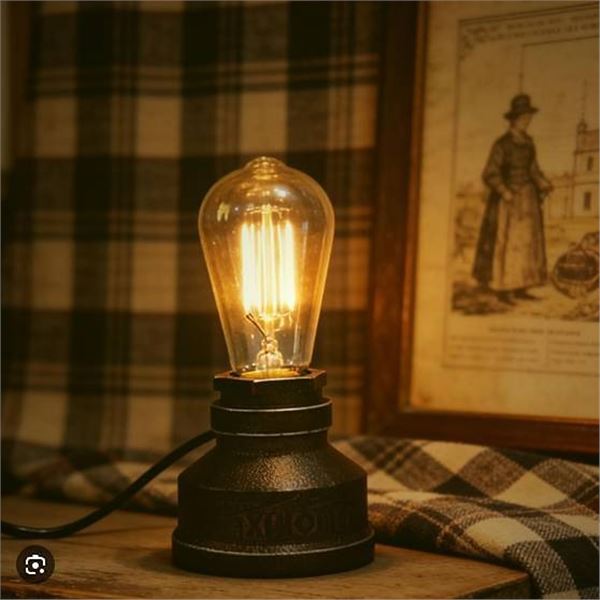 Xihome Alloy Metal Water Pipe Table Lamp Base