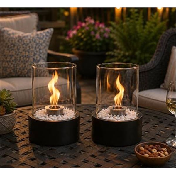 2 JHY Design Tabletop Fireplaces
