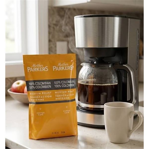 Parkers Colombian Medium Roast Coffee 64 x 2.25 oz