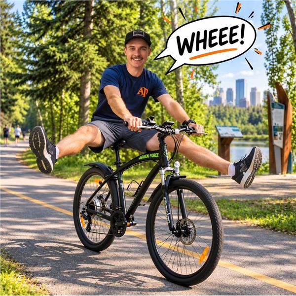 Urban Ryder Electric Bicycle MT Bike Black