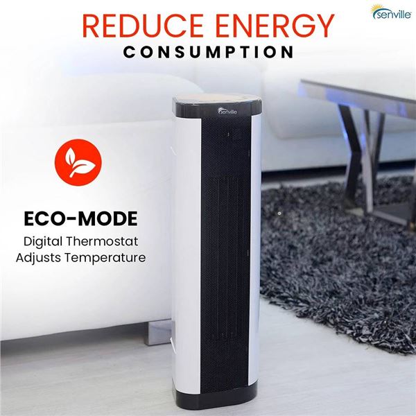 Senville Swing Ceramic Tower Fan Model SENCH-22