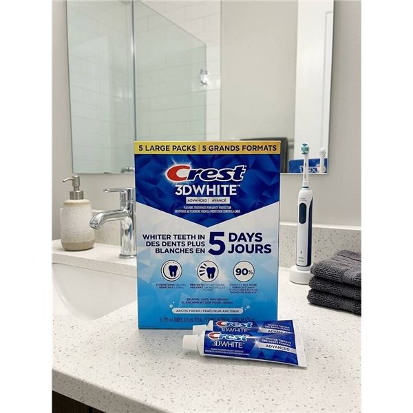Crest 3D White Arctic Fresh Toothpaste 5 Pack