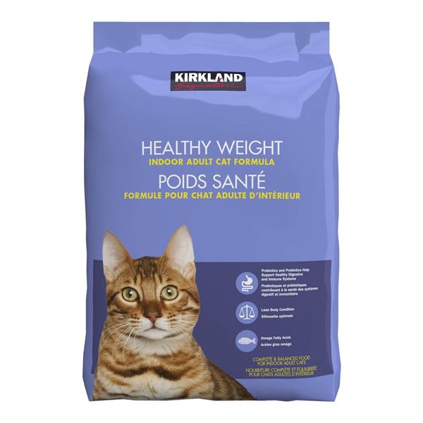 Kirkland Signature Healthy Weight Indoor Adult Cat Food 20 lb