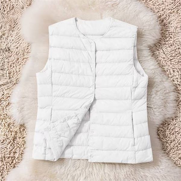 Mondetta White Puffer Vest XL