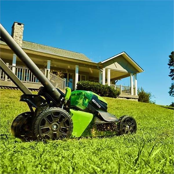 Greenworks 48V Cordless Electric Lawn Mower NO BATTERY
