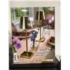 Image 2 : Mikasa Set Of 2 Touch Control Rechargeable LED Lamps