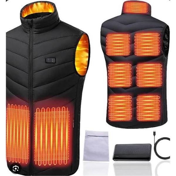 Unisex Heated Vest for Camping and Fishing