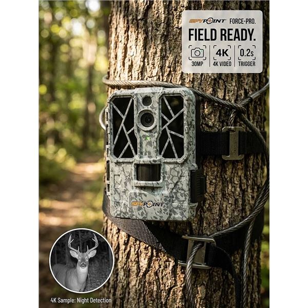 SPYPOINT FORCE-PRO Trail Camera 30MP With 16GB SD