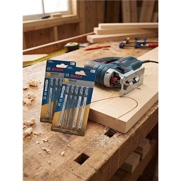 Bosch T101B 5-Pack Jig Saw Blades Wood Lot of 2 - 5 packs (10 Total)