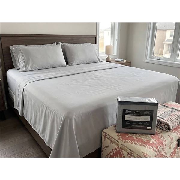 Comfy Bamboo World 4 Piece King Sheet Set