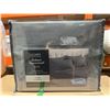Image 3 : Comfy Bamboo World 4pc Queen Sheet Set Grey