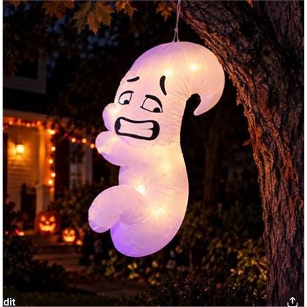 Joiedomi 4FT LED Scared Cute Ghost Inflatable