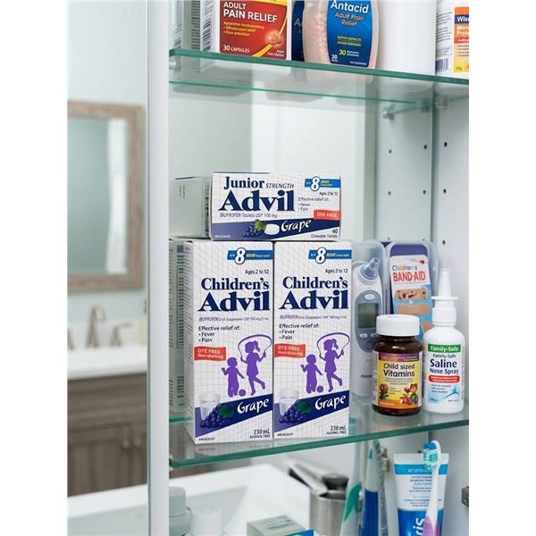 Lot of 3 Advil Grape Ibuprofen Kids Products