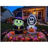 Image 1 : Airdorable Halloween Inflatable Witch and Reaper Set