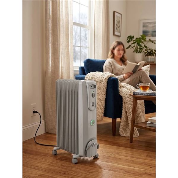 DeLonghi KH770715CMP 1500W Oil Radiator Heater