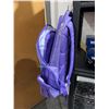 Image 6 : Roots Purple Geometric Print Backpack