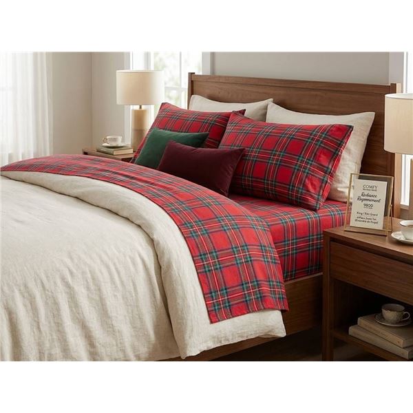 COMFY Bamboo World King Sheet Set 4 Pieces