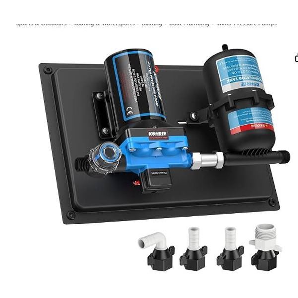 Kohree Water Pump and Accumulator Tank System