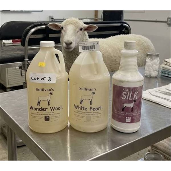Sullivan's Wool Care Products, Set of 3 Bottles