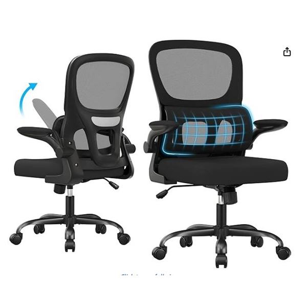 Soohow Ergonomic Home Office Chair, Black