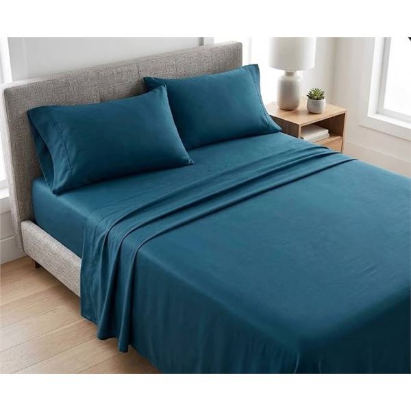 Comfy Bamboo World Queen 4-Piece Sheet Set