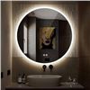 Image 1 : WOSEKBATH LED Bathroom Mirror Backlit Dimmable