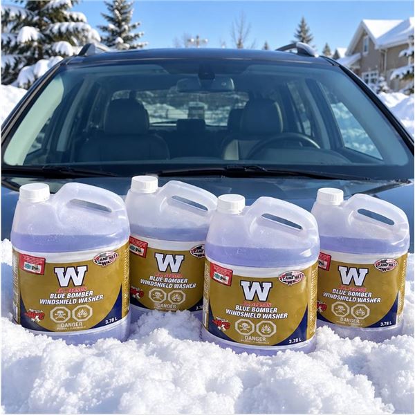 Blue Bomber Windshield Washer 4x3.78L Jug