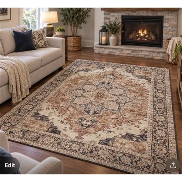 Wyatt & Ash Machine Washable Area Rug 182x274cm