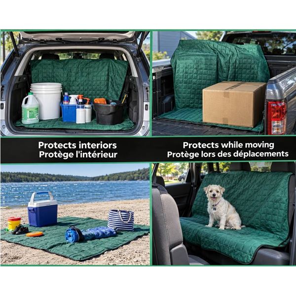 Non-Woven Utility Blanket Set 72x80 in 2 Pieces