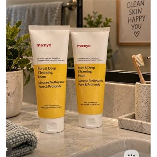 Ma:nyo Pure & Deep Cleansing Foam Duo, 200ml Each