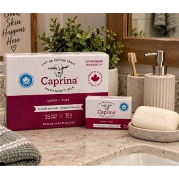 Caprina Fresh Goat's Milk Soap 15 Bars