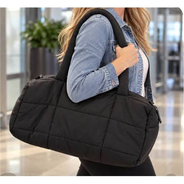 MY Duffle Bag Black Padded Fabric