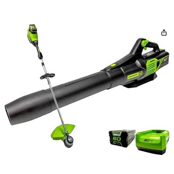 Greenworks Pro 80V String Trimmer and Jet Blower Kit