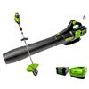 Image 1 : Greenworks Pro 80V String Trimmer and Jet Blower Kit