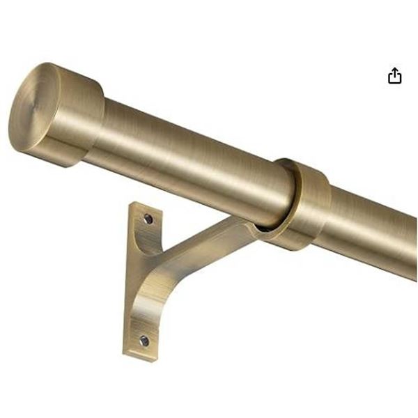 Liviom Antique Bronze Curtain Rods