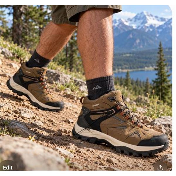 Cloudveil Men's Brown Waterproof Hiking Boots US 10