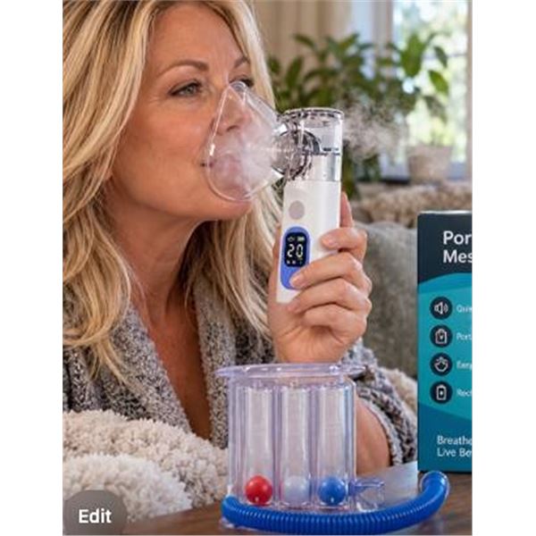 Nebulizer Mesh Atomizer and Respiratory Exerciser