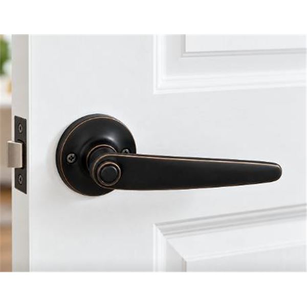Lot of 4 Taymor Privacy Door Levers Aged Bronze