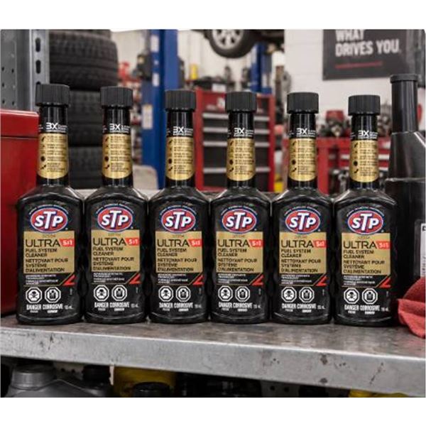 Bottles STP Ultra 5-in-1 Fuel System Cleaner 6x155ml