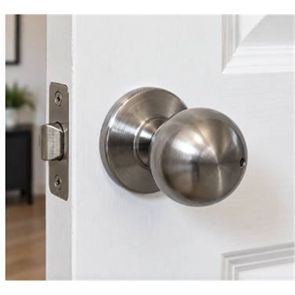 Schlage Privacy LOCKING Door Knobs Lot of 3