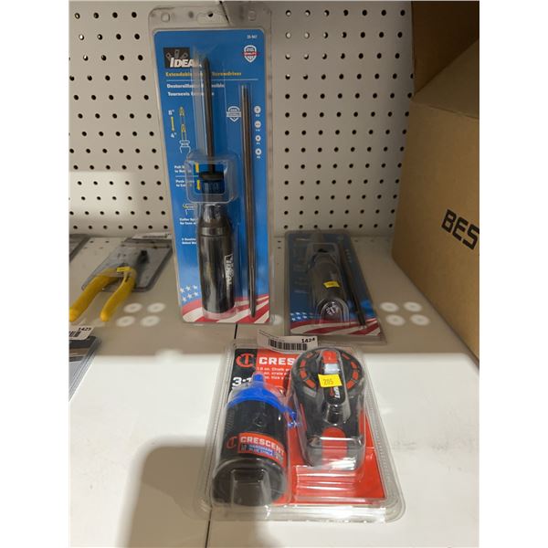 Crescent Chalk and Reel Set with Ideal Extendable Screwdriver