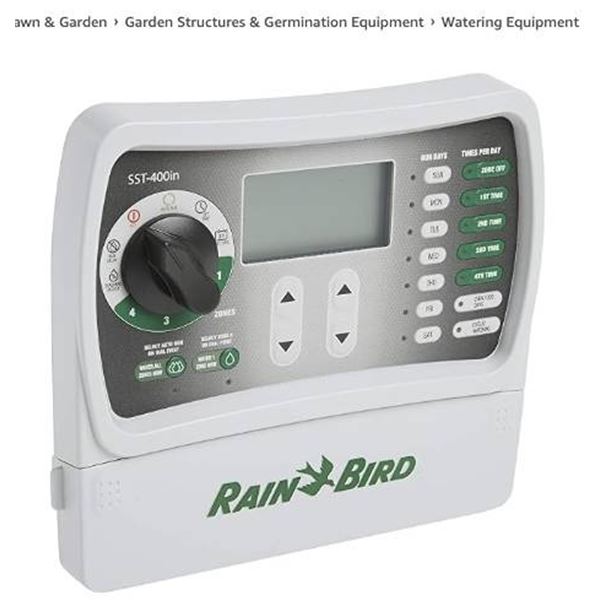 Rain Bird Indoor Irrigation Timer for 4 Zones