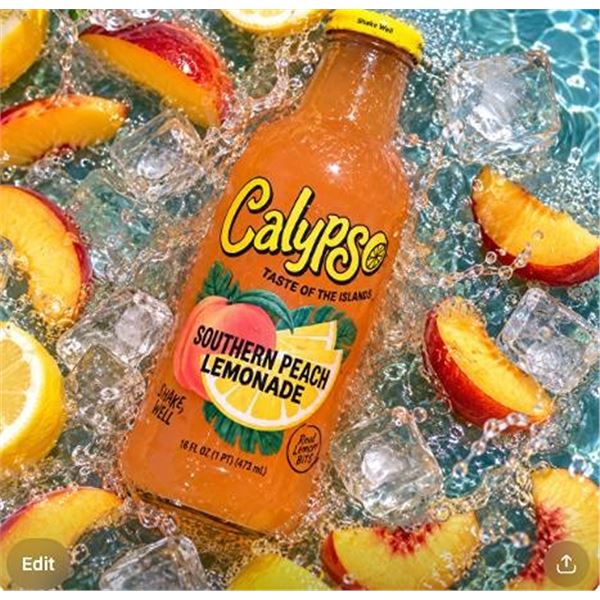 Calypso Southern Peach Lemonade 12X473ml