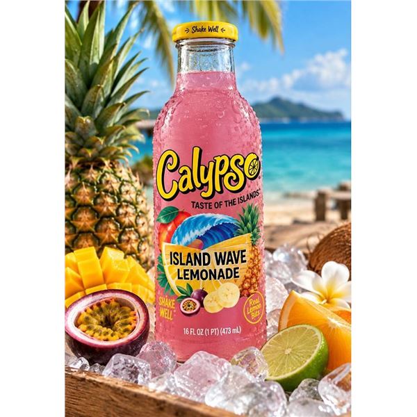 Calypso Triple Melon Lemonade 12x473ml Bottles