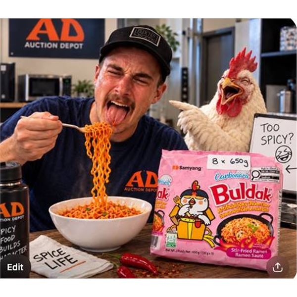 Samyang Buldak Carbonara 8x650g Ramen