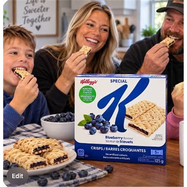 Special K Blueberry Flavour Crisps 8 x 125g