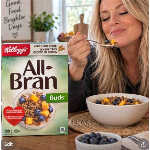Kellogg's All-Bran Buds Cereal 5 x 500g